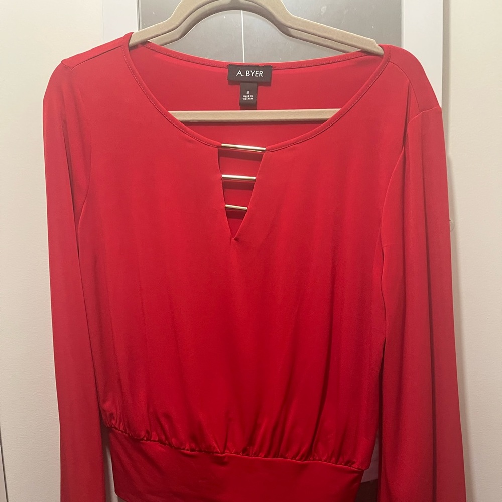 Beautiful red shirt